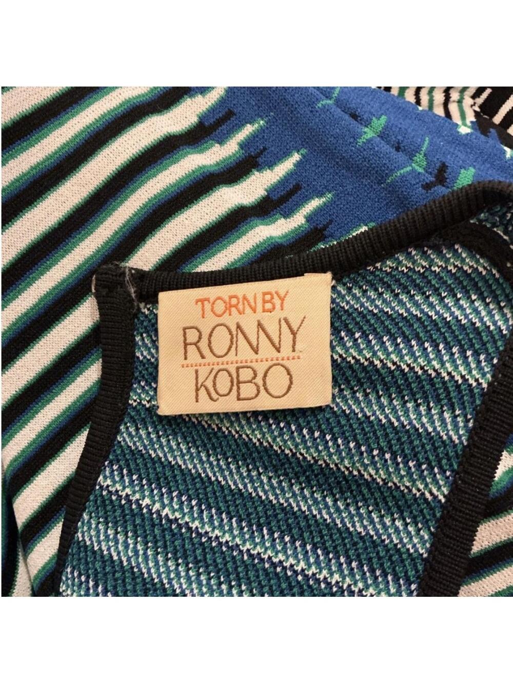 Torn by Ronny Kobo Striped Knit Dress - Picture 4 of 6